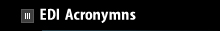EDI Acronymns